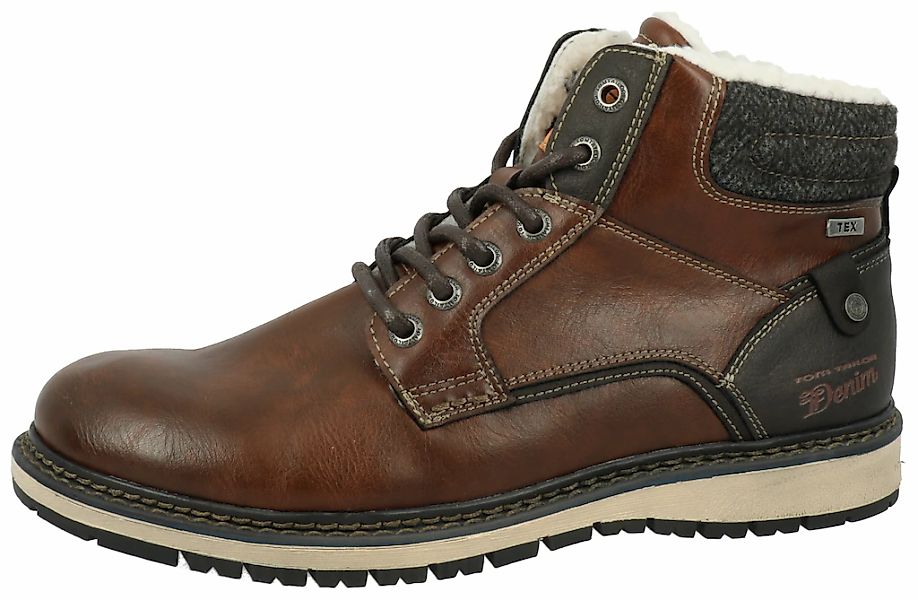 TOM TAILOR Schnürstiefelette "Tom Tailor Stiefelette PU" günstig online kaufen