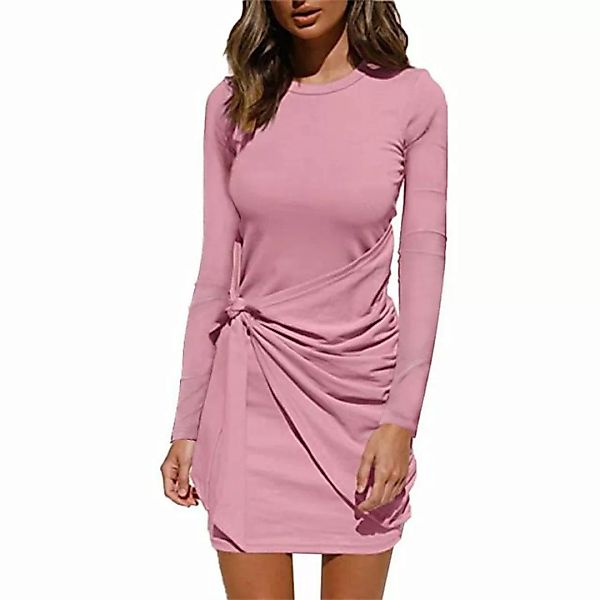 RUZU UG Sweatkleid Damen Winterkleider Abendkleid Cocktailkleid Partykleid günstig online kaufen