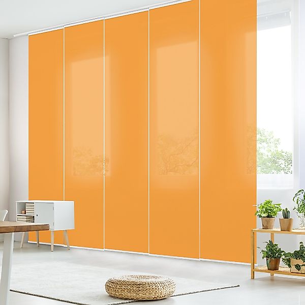 Bilderdepot24 Schiebegardine modern Flächenvorhang blickdicht Mango, günstig online kaufen