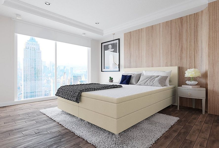 Best for Home Boxspringbett Neo Sawana Bonellfederkernmatratze mit 5 cm Top günstig online kaufen