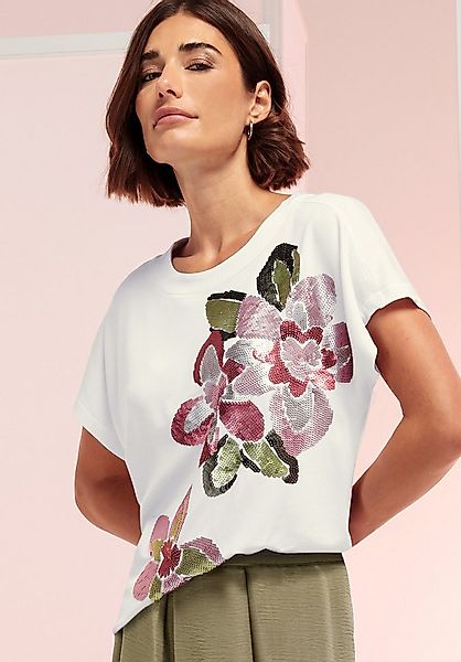 bianca Print-Shirt JULIE mit leicht schimmernden Paillettenmotiv günstig online kaufen