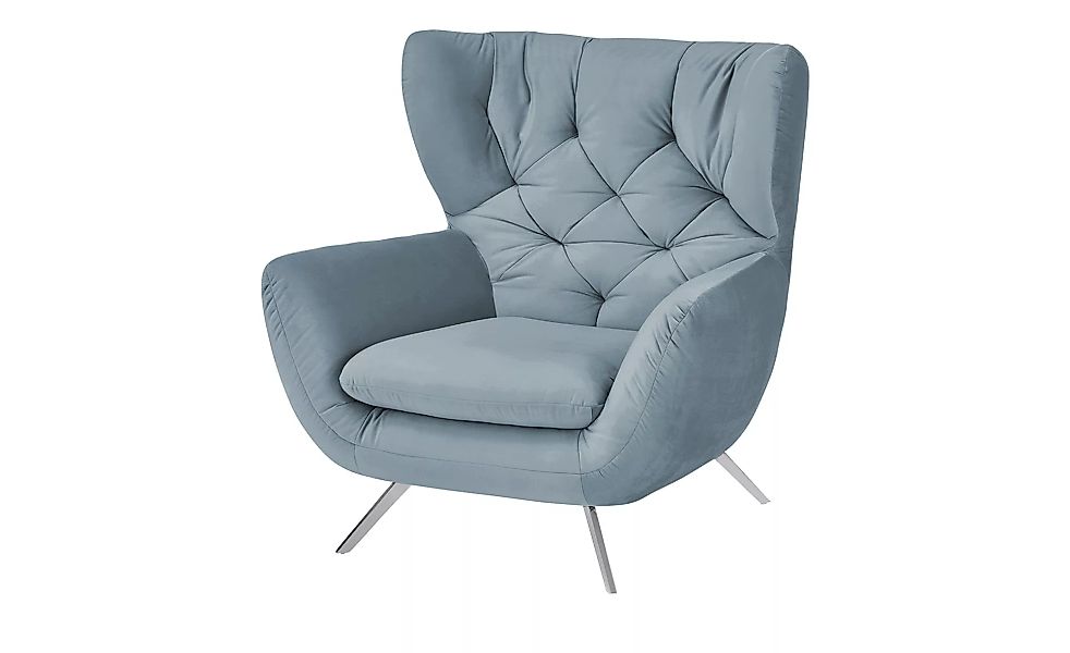 pop Hochlehnsessel - blau - 100 cm - 106 cm - 95 cm - Polstermöbel > Sessel günstig online kaufen