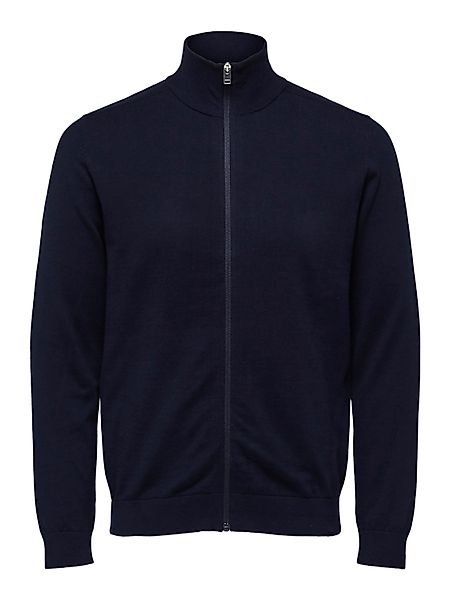 Selected Strickjacke SLHBERG FULL ZIP CARDIGAN günstig online kaufen