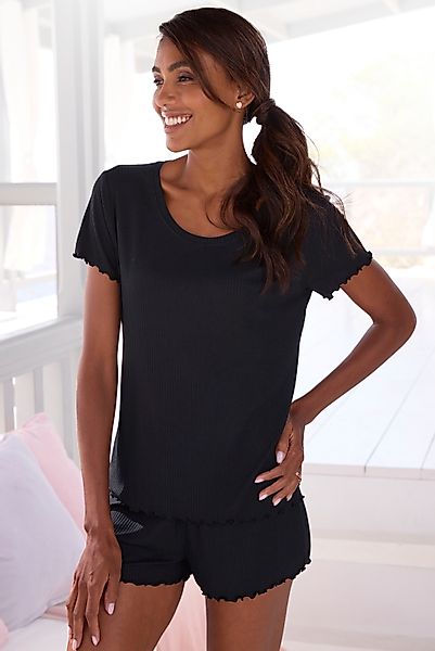 Vivance Dreams Shorty 2 Stk. tlg., mit süßem Babylock-Saum günstig online kaufen