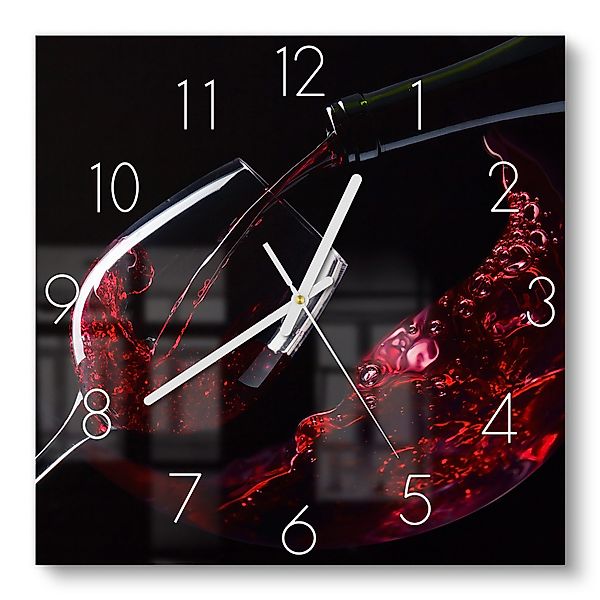 DEQORI Wanduhr 'Tanz der Tropfen' (Glas günstig online kaufen