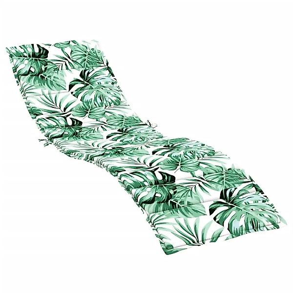 vidaXL Sonnenliegen-Auflage Blattmuster Oxford-Gewebe 361418 günstig online kaufen