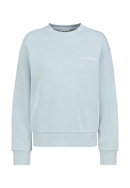 SUBLEVEL Sweatshirt Damen Pullover langarm bestickt Backprint Sweater, Swea günstig online kaufen