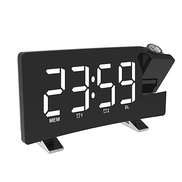 MODFU Projektionswecker LED Digital Wecker Projektion Alarm Radiowecker Rad günstig online kaufen