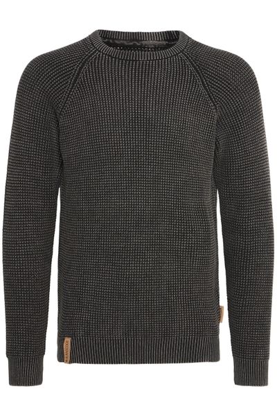 Indicode Strickpullover IDRockford Strickpulli in Waffelstrick-Optik günstig online kaufen