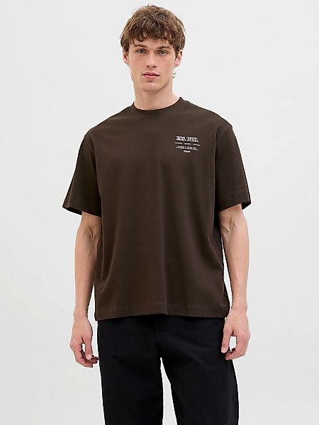 Jack & Jones Rundhalsshirt "JJEURBAN EDGE STUDIO TEE SS O-NECK NOOS", mit F günstig online kaufen