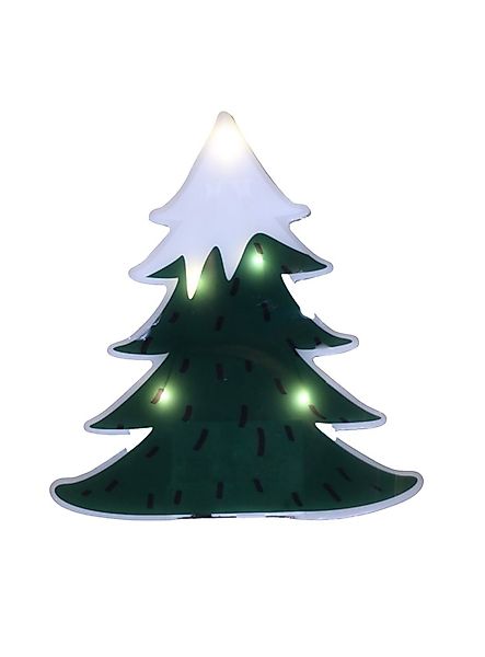 Star-Max LED Dekolicht LED Fensteraufkleber Tanne – Wiederverwendbar mit Ti günstig online kaufen