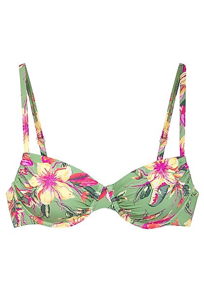 LASCANA Bügel-Bikini-Top Malia, mit tropischem Print günstig online kaufen