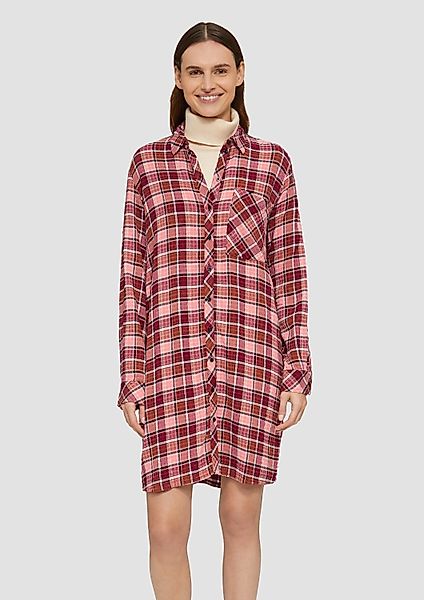 s.Oliver Langarmbluse Kleid Strukturierte Longbluse aus günstig online kaufen