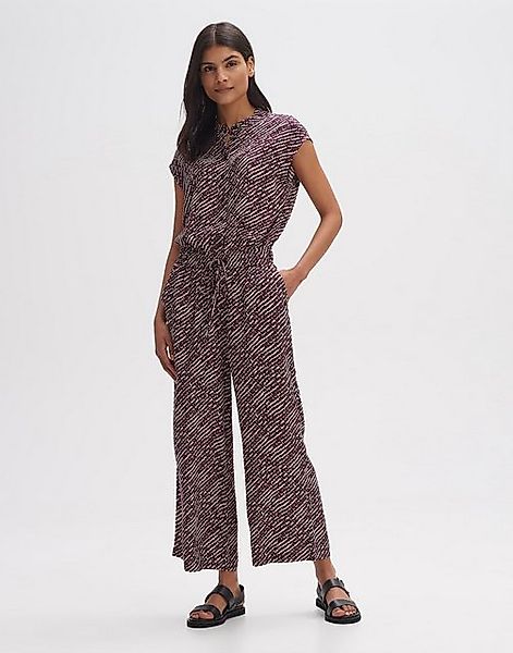 OPUS Jumpsuit Marello mittlere Bundhöhe verkürzte Länge günstig online kaufen