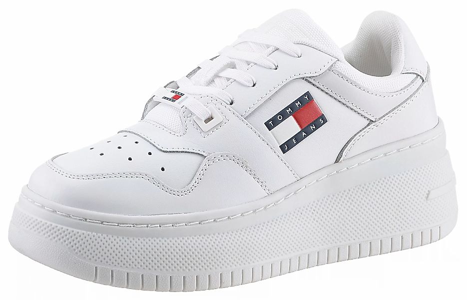 Tommy Jeans Plateausneaker "TJW RETRO BASKET FLATFORM ESS", mit Logoschrift günstig online kaufen