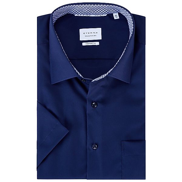 ETERNA Businesshemd, kurzarm, bügelfrei Farbe jeansblau Größe: 54 günstig online kaufen