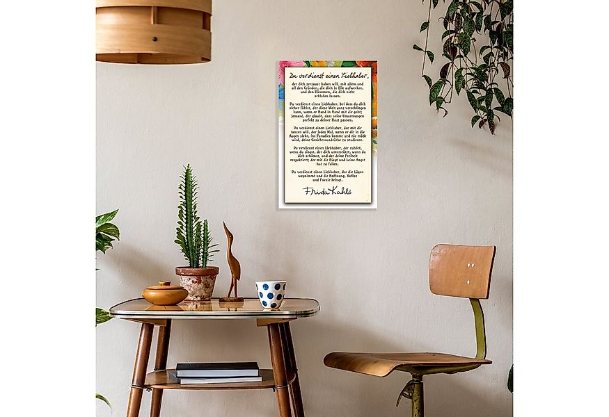 LuckyLinde Wanddekoobjekt Frida Kahlo - Liebhaber (1 St), Exklusive JANOSCH günstig online kaufen