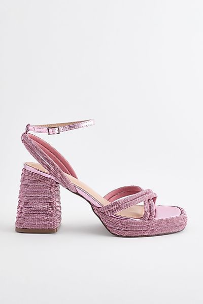 Next Forever Comfort® Plateau-Sandaletten mit Schmuck günstig online kaufen