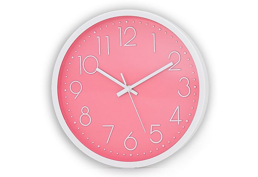 Intirilife Wanduhr (Wanduhr lautlos, ohne Tickgeräusche klassiche moderene günstig online kaufen