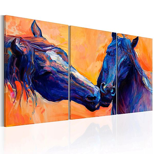 Wandbild - Blue Horses günstig online kaufen