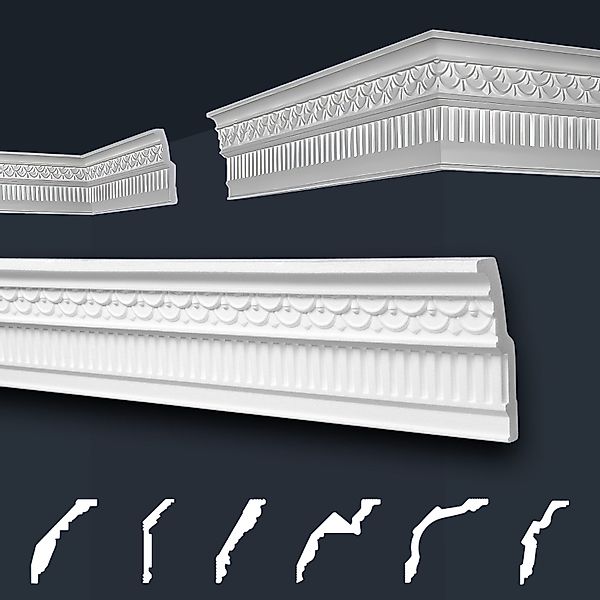 marbet design Stuckleiste B-50, 2 Meter, günstig online kaufen