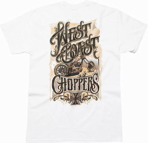 West Coast Choppers T-Shirt Lock-Up T-Shirt White günstig online kaufen