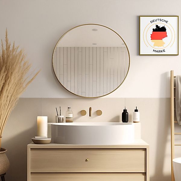 JOULISE Wandspiegel Design Wandspiegel Rund 50/60/70 günstig online kaufen