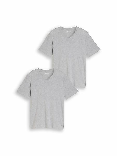 TOM TAILOR T-Shirt Packung, 2 mit V-Ausschnitt, Doppelpack günstig online kaufen