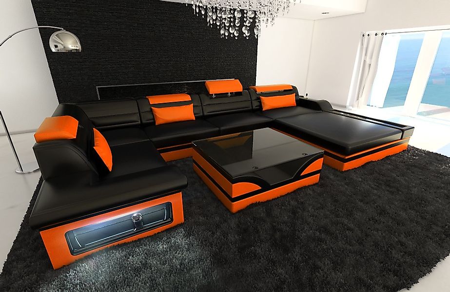 Sofa Dreams Wohnlandschaft Sofa Leder Mezzo günstig online kaufen