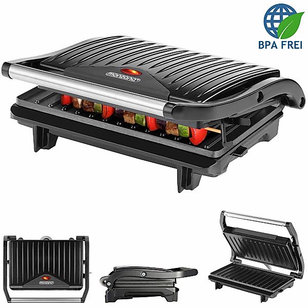 Kontaktgrill Schwarz 750W günstig online kaufen