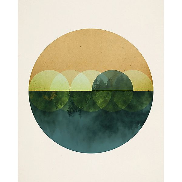 Komar Bild "Mirrors" Abstrakt 1 Stk. tlg. Wandbild zur Dekoration - ohne Ra günstig online kaufen