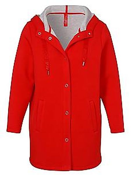 Sweatjacke Via Appia Due rot günstig online kaufen