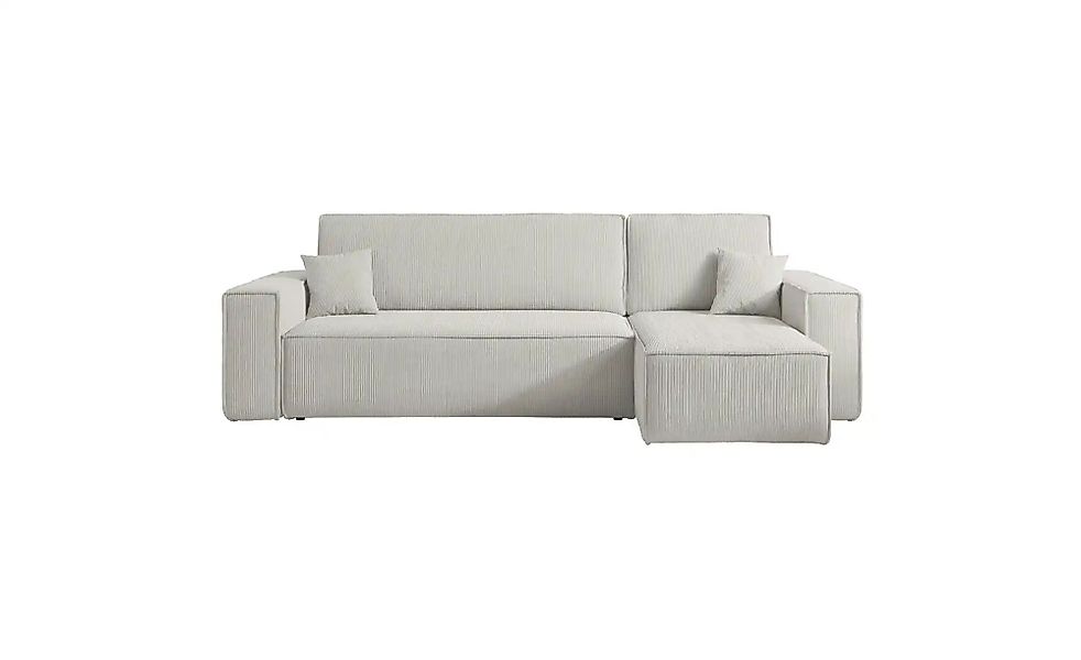 Ecksofa mit Schlaffunktion Scarlo  ¦ beige ¦ Maße (cm): B: 244 H: 83 Polste günstig online kaufen