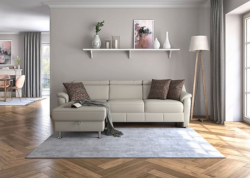 sit&more Ecksofa »Freetown L-Form«, inklusive Kopfteilverstellung und komfo günstig online kaufen