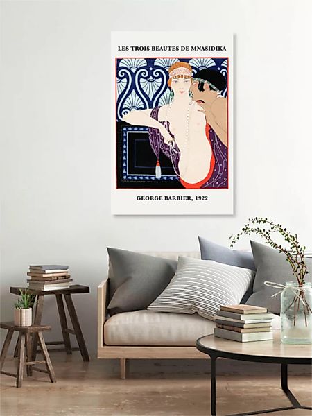 Poster / Leinwandbild - Les Trois Beautes De Mnasidika Von George Barbier günstig online kaufen