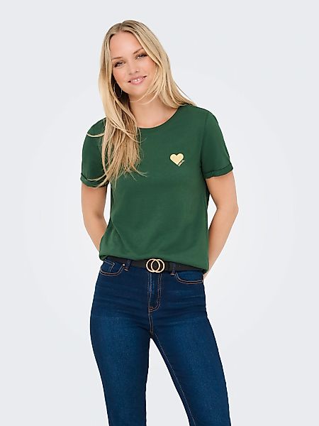 ONLY Kurzarmshirt "ONLKITA LIFE S/S TOP NOOS" regular fit, casual, Single J günstig online kaufen