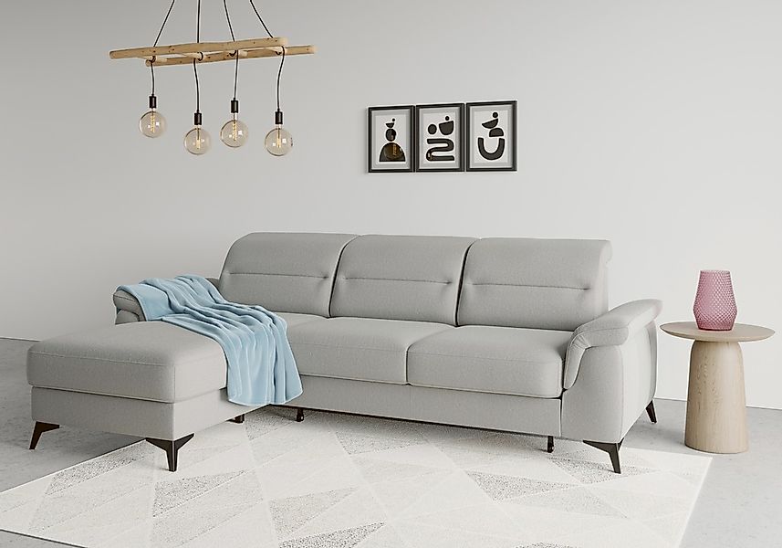 sit&more Ecksofa "Sinatra L-Form" mit Recamiere, optional mit Kopfteilverst günstig online kaufen
