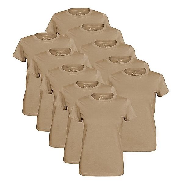 Cotton Prime® T-Shirt O-Neck - Tee (10-tlg) in trageangenehmer Baumwollqual günstig online kaufen