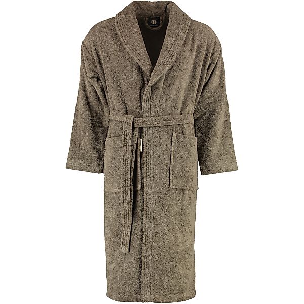 Rhomtuft - Bademantel Sir & Lady - Unisex - Farbe: taupe - 58 - S günstig online kaufen