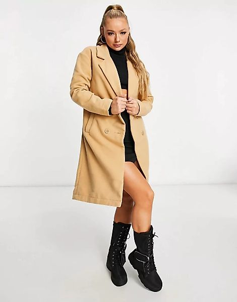 Threadbare – Mantel in Camel-Braun günstig online kaufen