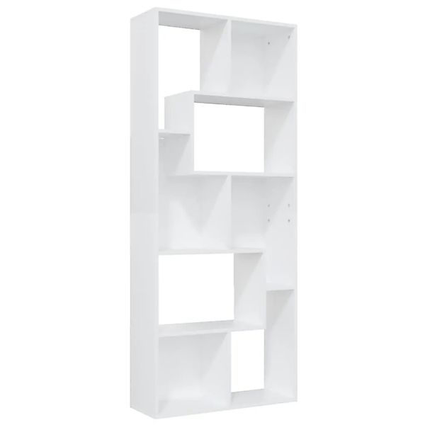 vidaXL Bücherregal Weiß 67x24x161 cm Holzwerkstoff 801877 günstig online kaufen