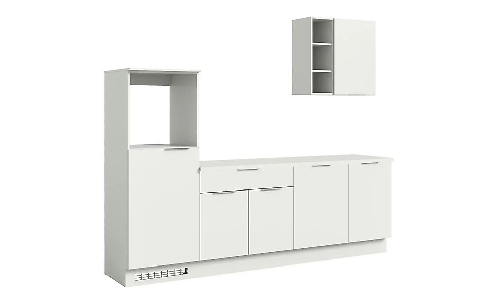 Küchenzeile  Miller ¦ weiß ¦ Maße (cm): B: 260 H: 60 Küchen-online > Küchen günstig online kaufen