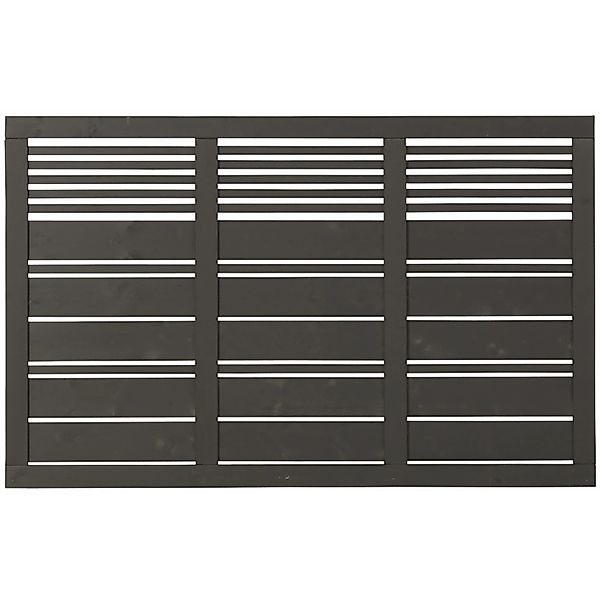 Vorgartenzaun Silence Nadelholz Umbragrau 176 cm x 110 cm günstig online kaufen
