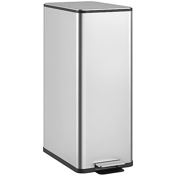 HOMCOM Mülleimer 20 L Treteimer mit Softclose-Deckel und Pedal Abfalleimeri günstig online kaufen