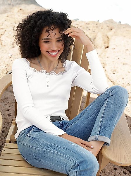 heine Langarmshirt "Shirt", 1 Stk. günstig online kaufen