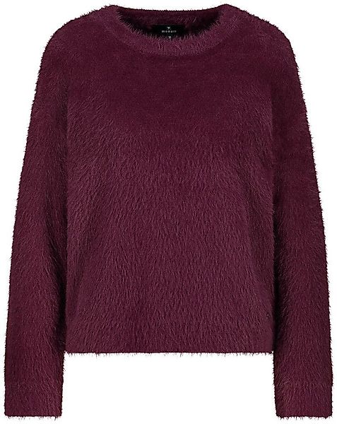 Monari Rundhalspullover 808957 Überschnittene Schultern für günstig online kaufen