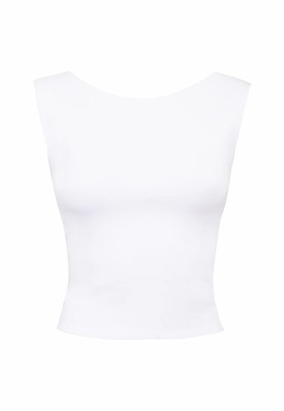 Mavi Rundhalsshirt "NONSLEEVE CROP JERSEY", Top Cropped günstig online kaufen