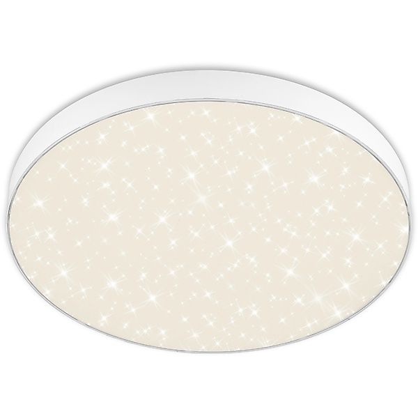 Briloner LED-Deckenleuchte Flame Star Ø 38,7 cm Weiß günstig online kaufen