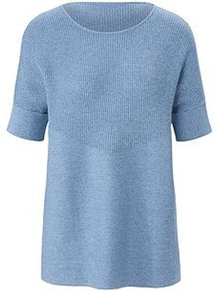 Pullover Kimono-Halbarm Peter Hahn blau günstig online kaufen