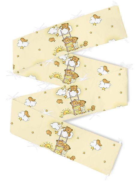 Amilian Bettnestchen Bettumrandung 420x30 cm für Babybett 140 x 70 cm geeig günstig online kaufen